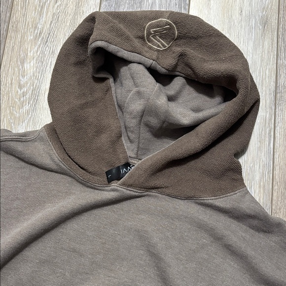 SAVVI ladies brown Hoodie size large - Picture 2 of 3